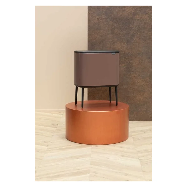 Brabantia Bo Touch Bin Bölmeli Cosby Brown 11+23 lt Dokunmatik Çöp Kutusu - Görsel 5