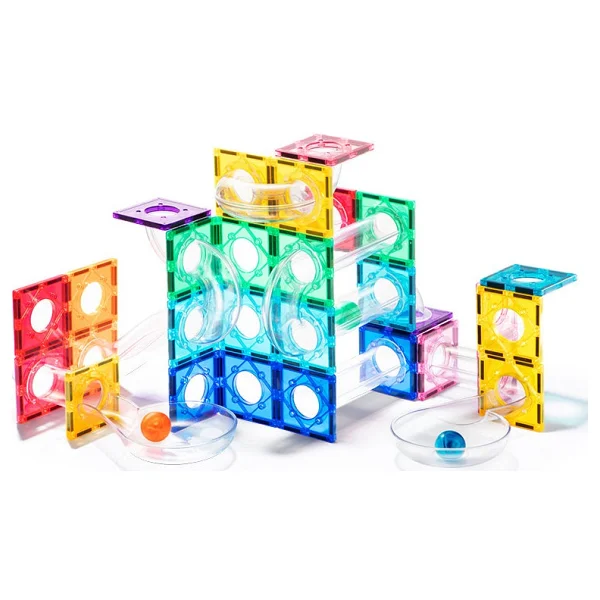 Mideer Renkli Magnetic Tiles - Parkur 100 Parça - Görsel 3