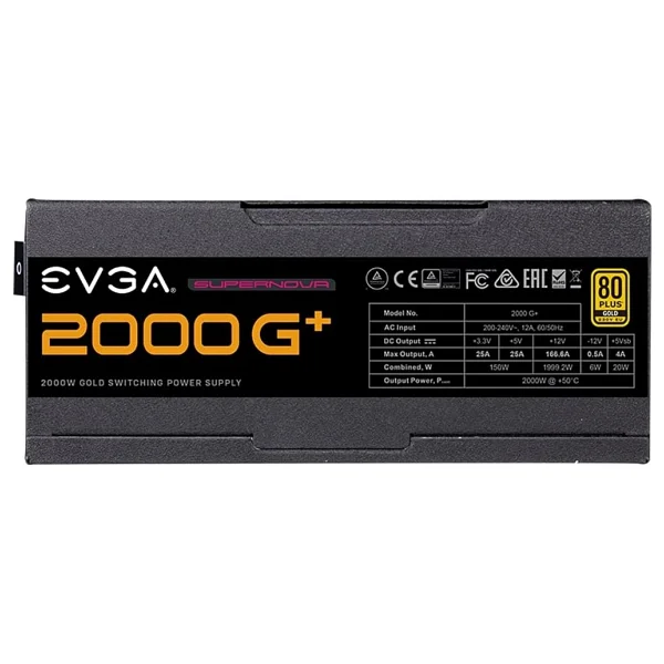 Evga Supernova G+ 2000w 80+ Gold Full Modüler 135mm Fanlı Psu - Görsel 4
