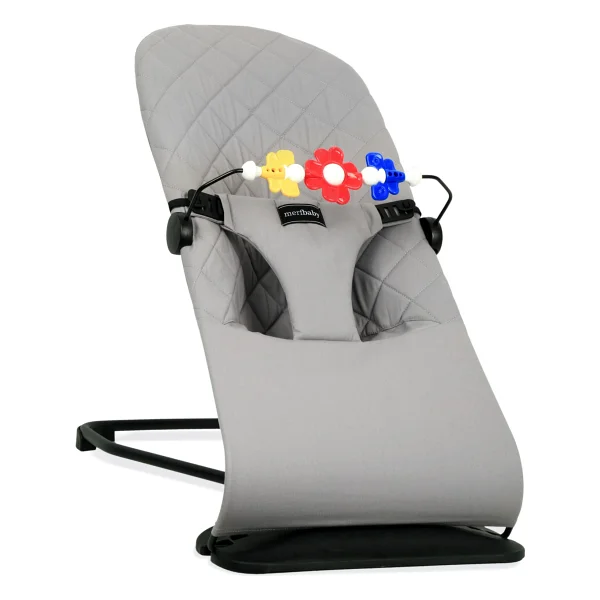 Merfbaby Cotton Gri Oyuncaklı Ana Kucağı - Görsel 8