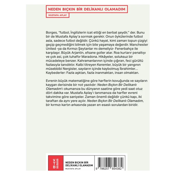 Neden Bıçkın Bir Delikanlı Olamadım - Mustafa Aplay - Görsel 2