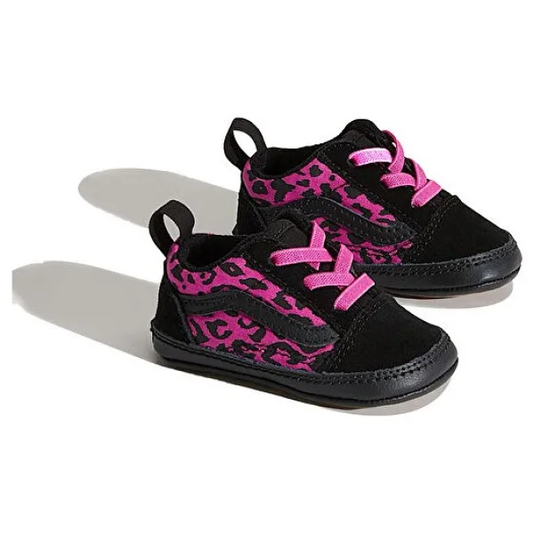 Vans Old Skool Crib Vn000cs5pıb1 Siyah-Pembe Bebek Sneaker - Görsel 2