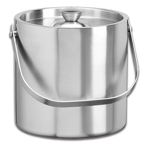 Buz Kovası Çift Cidarlı Yalıtımlı Endüstriyel Inox Şampanya Şarap Bira Soğutucu Medıum 722052 - 1,2 Lt - Görsel 2