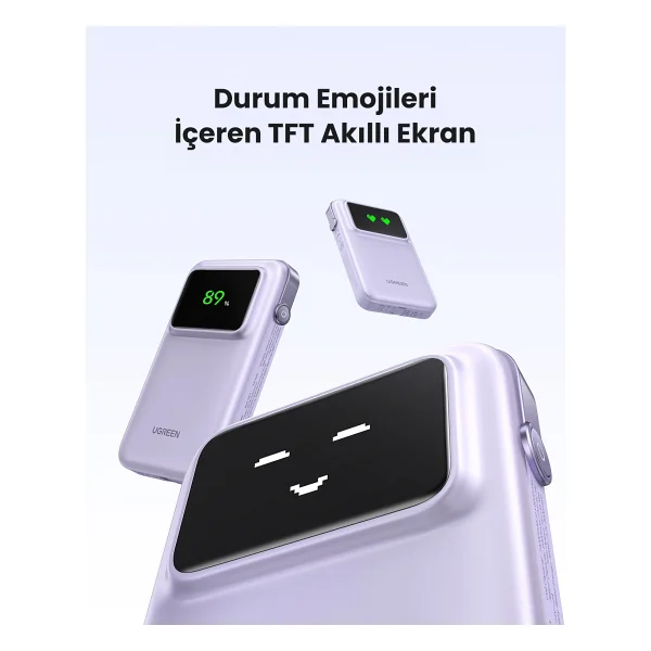 Ugreen Uno 10000 mAh Hızlı Şarj Powerbank - Görsel 5