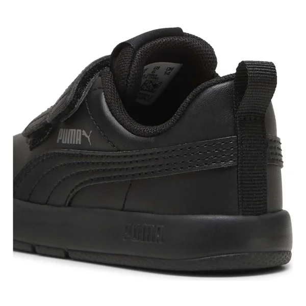 Puma Courtflex V3 310252-01 Siyah Bebek Spor Ayakkabı - Görsel 5