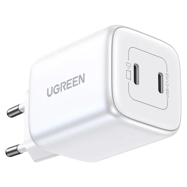 Ugreen Nexode 45 W Beyaz Type-C Hızlı Şarj Adaptörü - Görsel 2