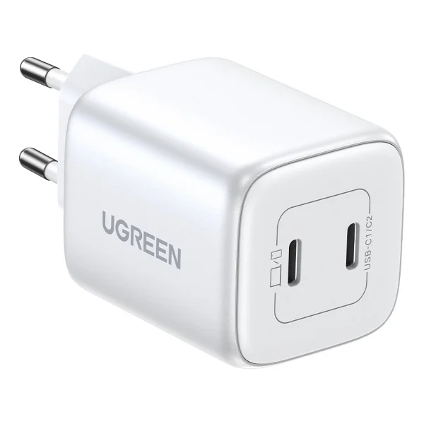 Ugreen Nexode 45 W Beyaz Type-C Hızlı Şarj Adaptörü - Görsel 3