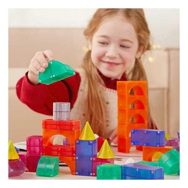 Mideer Magnetic Tiles Yaratıcı İnşaat Md1420 20 Parça Blok Oyuncak - Görsel 2