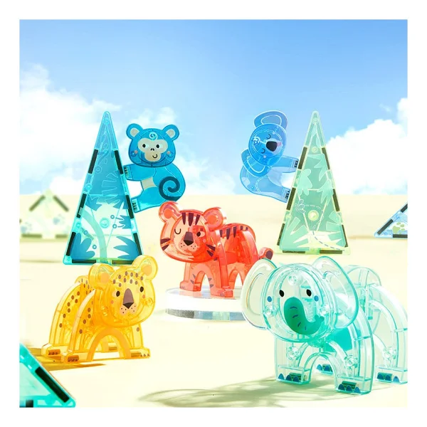 Mideer Magnetic Tiles Sihirli Orman Ct6399 40 Parça Blok Oyuncak - Görsel 3