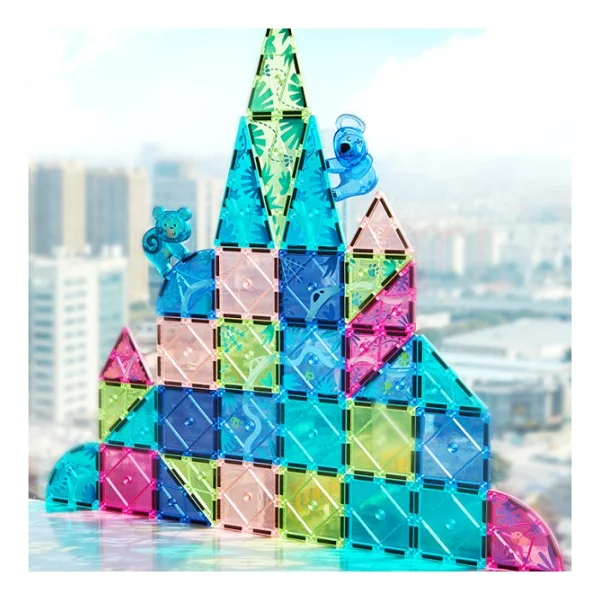 Mideer Magnetic Tiles Sihirli Orman Ct6399 40 Parça Blok Oyuncak - Görsel 6