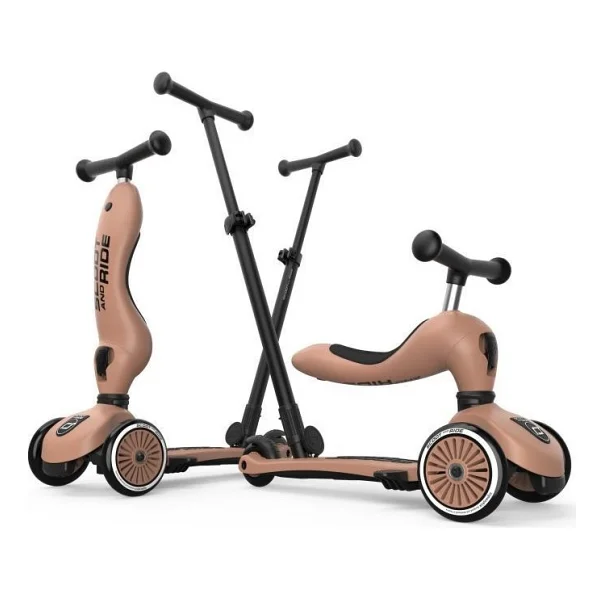 Scoot And Ride Highwaykick 1 Push And Go Kahverengi 3 Tekerlekli Oturaklı Çocuk Scooter - Görsel 10