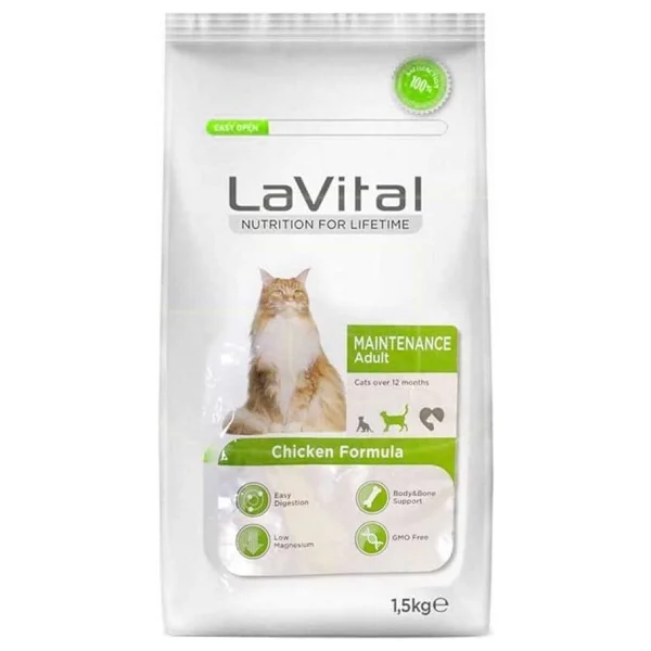 Lavital Maintenance Tavuklu 1.5 Kg Yetişkin Kedi Maması - Görsel 3