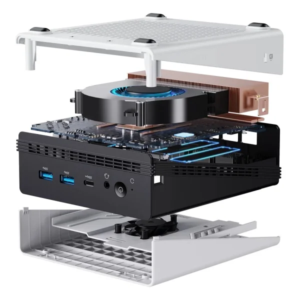 Chuwi Ubox Ryzen 5 6600h 16 GB 512 GB SSD Radeon 660m Mini PC - Görsel 8