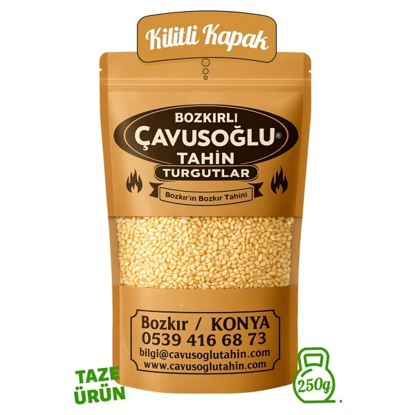 Bozkırlı Çavuşoğlu Susam Tanışma Seti (Siyah Susam 100 gr + Çiğ 250 gr + Odun Ateşinde Kavrulmuş 250 gr) - 600 gr - Görsel 4