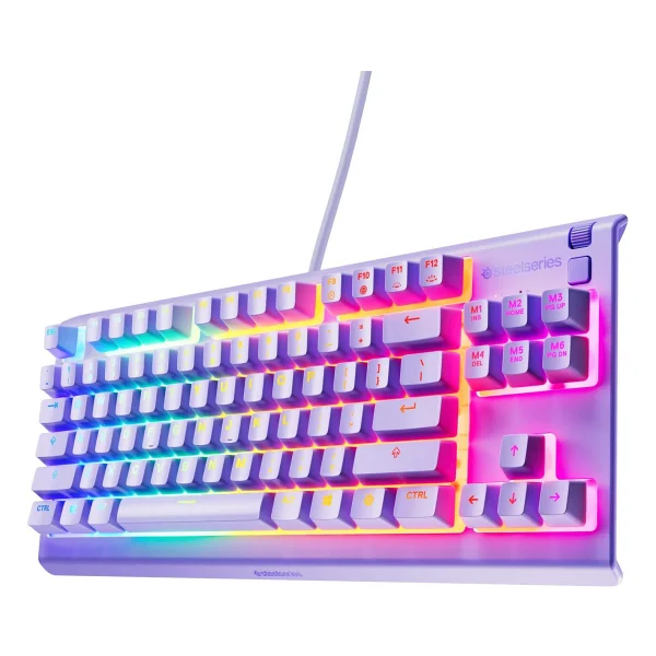 Steelseries Apex 3 Tkl Mor RGB Kablolu Oyuncu Klavyesi - Görsel 2