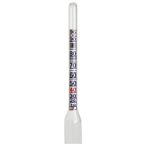 Aek-Tech Kısa Form 17 Cm 0-100 Alkolmetre - Görsel 2