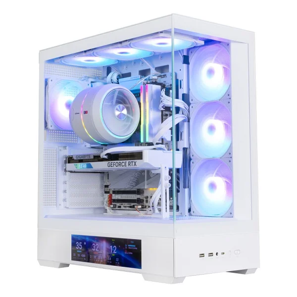 Zalman P40 Ds Argb Fanlı Beyaz Atx Oyuncu Kasası - Görsel 8