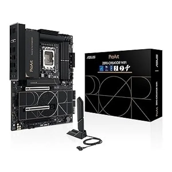 Asus Proart Z890-Creator Wi-Fi Intel Lga1851 DDR5 Atx Anakart - Görsel 2