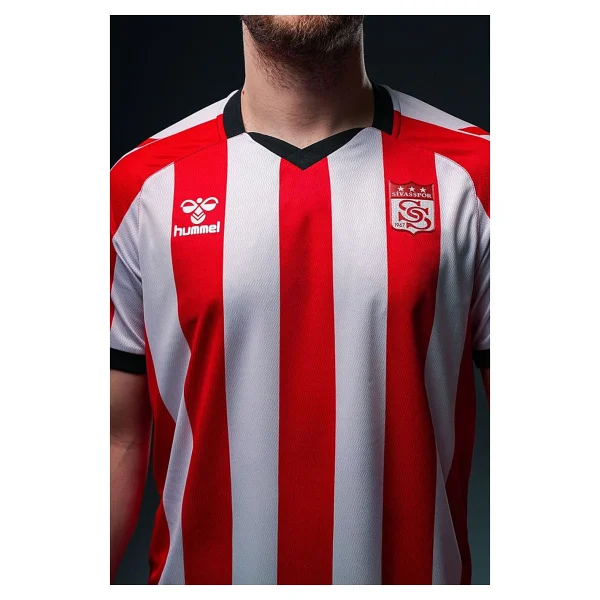 Hummel Sivasspor Efsane Çubuklu Forma 25/26 - Görsel 5