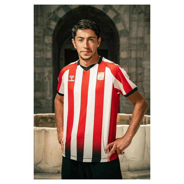 Hummel Sivasspor Efsane Çubuklu Forma 25/26 - Görsel 7