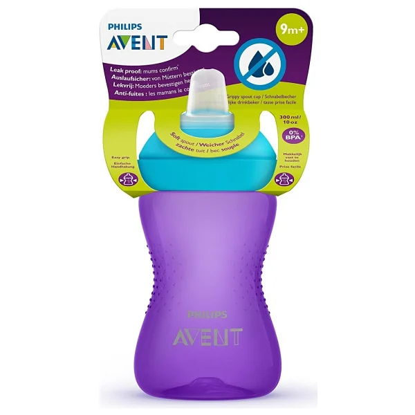 Philips Avent Scf802/02 Mor Yumuşak Uçlu Alıştırma Bardağı 300 Ml - Görsel 5