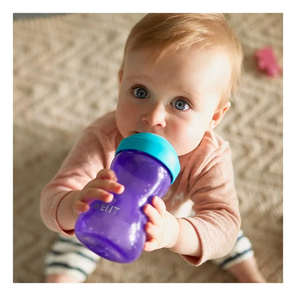 Philips Avent Scf802/02 Mor Yumuşak Uçlu Alıştırma Bardağı 300 Ml - Görsel 6