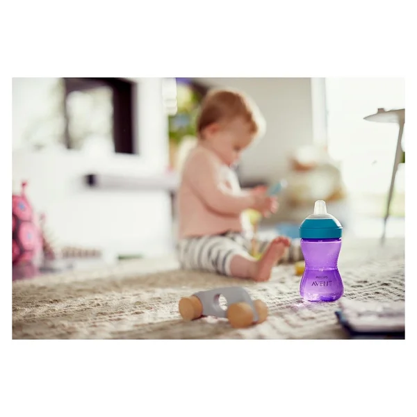 Philips Avent Scf802/02 Mor Yumuşak Uçlu Alıştırma Bardağı 300 Ml - Görsel 7