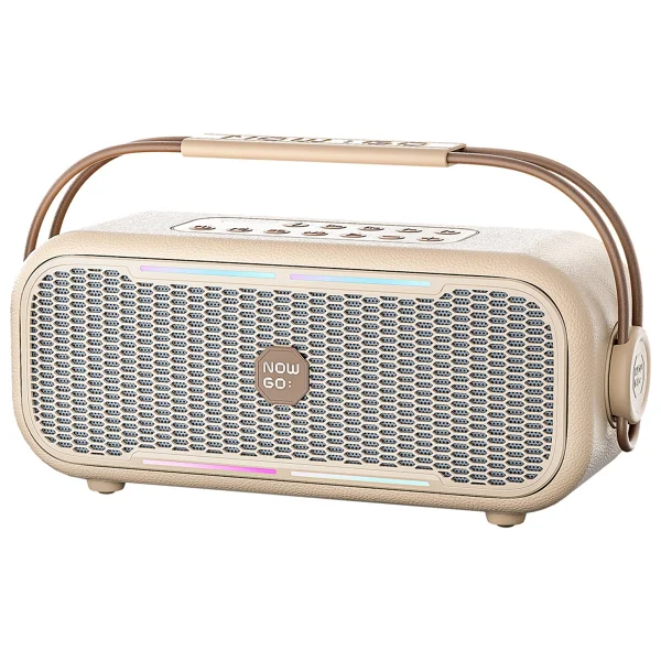 Nowgo C2 Bej Bluetooth Hoparlör - Görsel 6