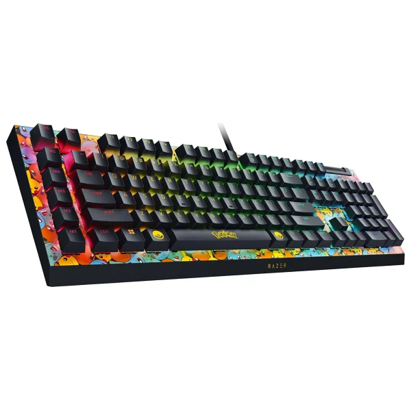 Razer Blackwidow V4 X Pokemon Edition RGB Green Switch Kablolu Mekanik Oyuncu Klavyesi - Görsel 2