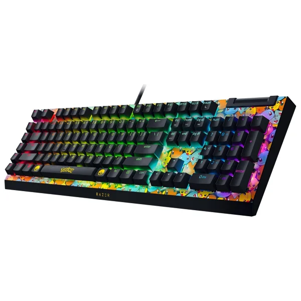 Razer Blackwidow V4 X Pokemon Edition RGB Green Switch Kablolu Mekanik Oyuncu Klavyesi - Görsel 3