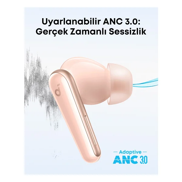 Anker Soundcore Liberty 5 ANC TWS Pembe Kulak İçi Bluetooth Kulaklık - Görsel 3