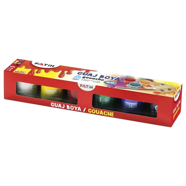 Fatih 25 Ml 6 Renk Guaj Boya - Görsel 5