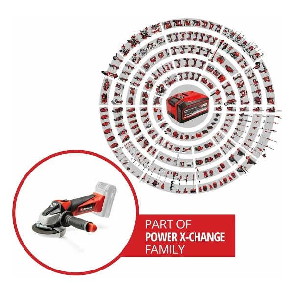 Einhell Te-Ag 18/115 Li Çift Akülü 2.5 Ah Taşlama Makinesi - Görsel 3