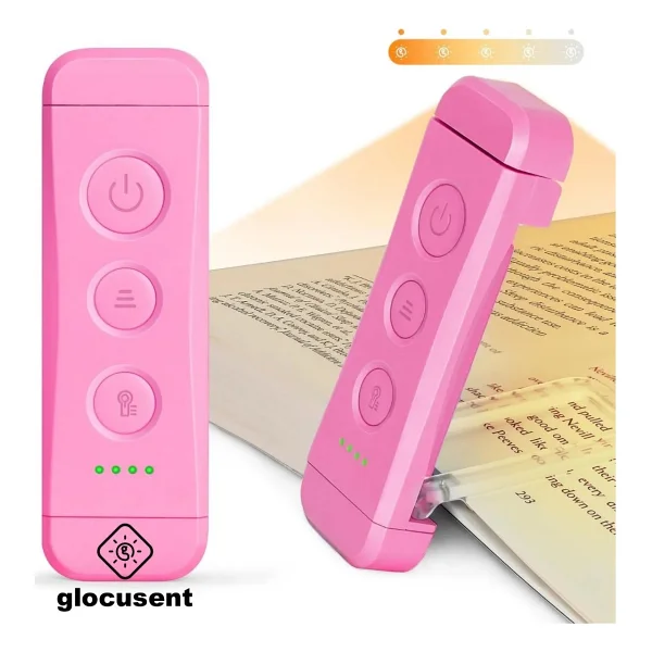 Glocusent USB Şarj Edilebilir LED Kitap Ayracı Arası Okuma Işığı Ayracı Portatif Şarj Edilebilir Mavi - Görsel 8
