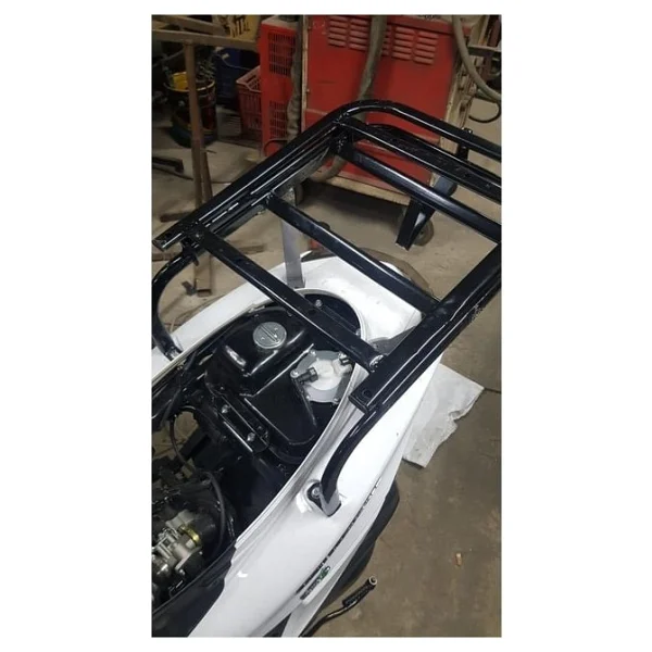 Rks Newlight 125 Kızaklı Kurye Çanta Demiri Ergoline Sürgülü Pizzacı Paket Demiri Supermoto - Görsel 3