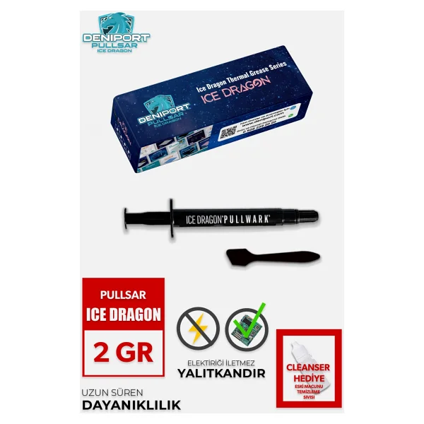 Pullsar Ice Dragon 15.7 W/Mk 2 Gr Yüksek Performans Ve Iletken Termal Macun! - Görsel 10