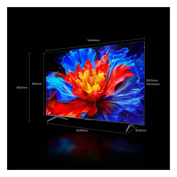 Tcl 65t8c 4K Ultra HD 65" 165 Ekran Uydu Alıcılı Google Smart QLED TV - Görsel 7