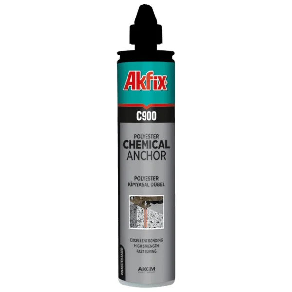Akfix C900 Kimyasal Dübel Beton Taş Ve Tuğla Için 300 Ml 1 Adet Yeni Versiyon - Görsel 2