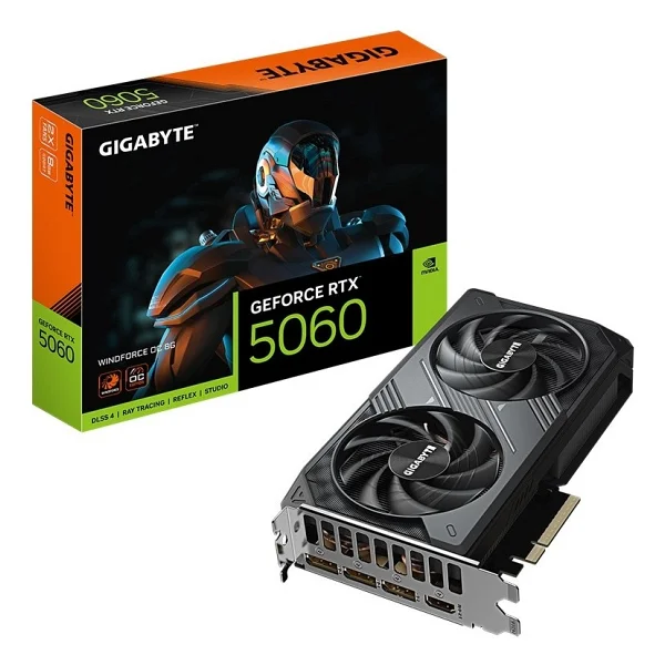 Gigabyte RTX 5060 Windforce Oc 8g Gv-N5060wf2oc-8gd 128 Bit Gddr7 8 GB Ekran Kartı - Görsel 2