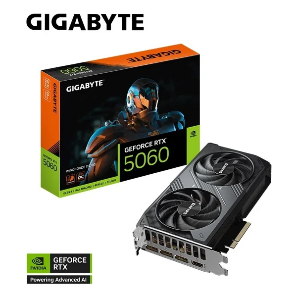 Gigabyte RTX 5060 Windforce Oc 8g Gv-N5060wf2oc-8gd 128 Bit Gddr7 8 GB Ekran Kartı - Görsel 3