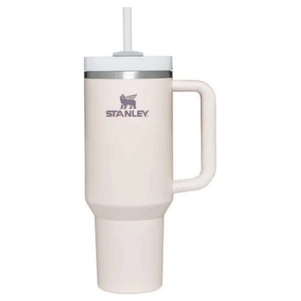 Stanley Quencher Açık Pembe 1.18 Lt Pipetli Termos Bardak - Görsel 4