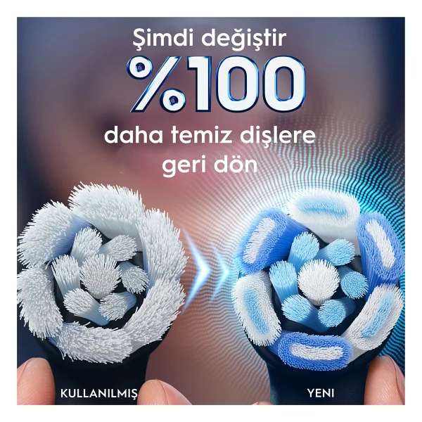 Oral-B İo Ultimate Clean Siyah 4'lü Diş Fırçası Başlığı - Görsel 6