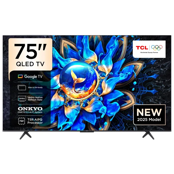 Tcl 75t8c 4K Ultra HD 75" 190 Ekran Uydu Alıcılı Google Smart QLED TV - Görsel 4