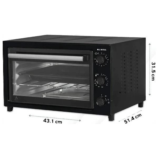 Kumtel Kf-5320 32 Lt Siyah Mini Fırın - Görsel 3