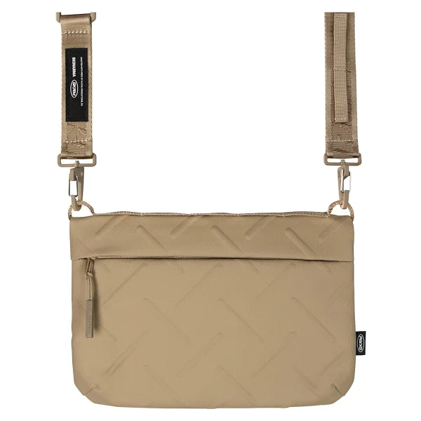 Skinarma Satchel Juno Desenli Naylon Scout Bilek Askı Kayışlı Aksesuar Çantası Haki - Görsel 6