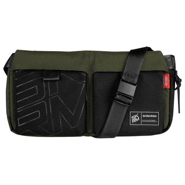 Skinarma Jager Naylon Scout Boyun Askı Kayışlı Çapraz Vücut Çantası Siyah - Görsel 6