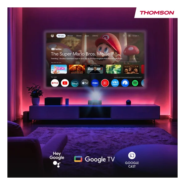 Thomson Sirius Pg55b 600 Lümen Full HD Taşınabilir Lazer Projeksiyon Cihazı - Görsel 8