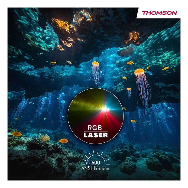 Thomson Sirius Pg55b 600 Lümen Full HD Taşınabilir Lazer Projeksiyon Cihazı - Görsel 4