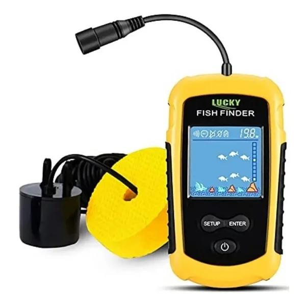 Valkyrie Lcd Renkli Ekran Taşınabilir Kablolu 100 M'lik Aralığı Sonar Yankı Iskandil Balık Bulucu - Görsel 6