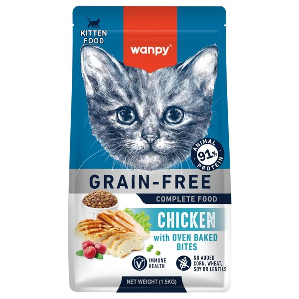 Wanpy Tavuklu 1.5 Kg Yavru Kedi Maması - Görsel 7